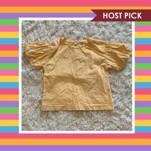 Zara Beaded Puff Sleeve Top (7)